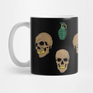 Pomegranate and skull Mug